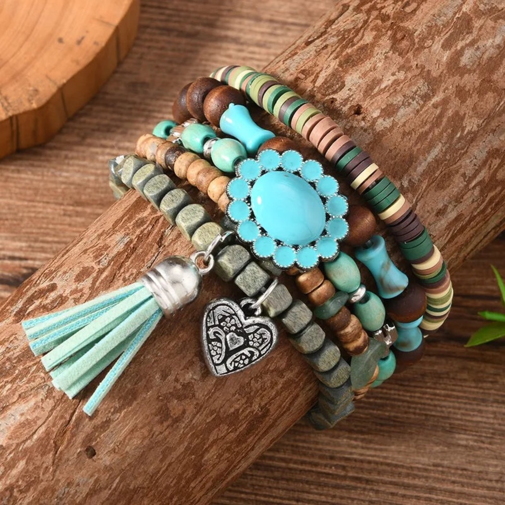 Boho Style Bracelet Set - Picture 3 of 4